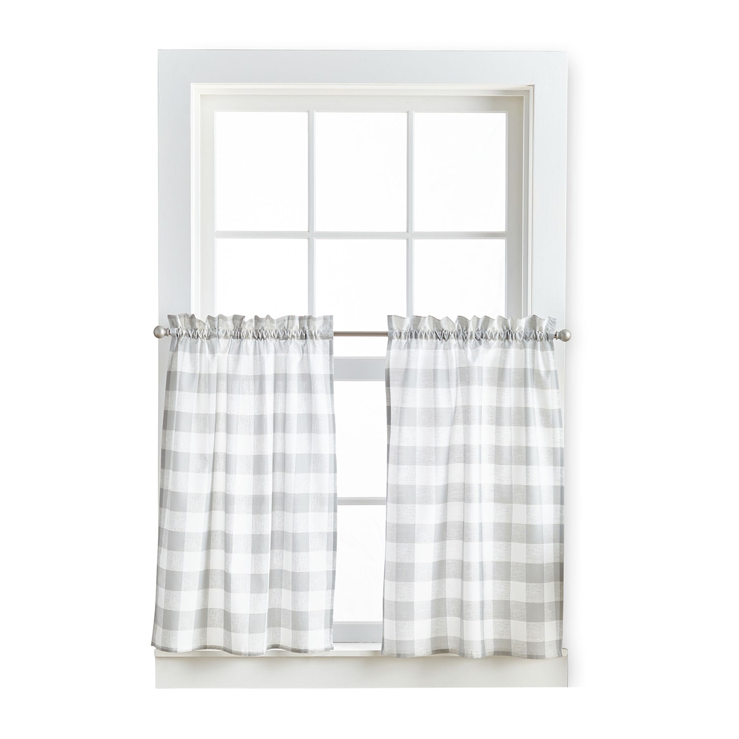 CHF Buffalo Check 3-pc. Rod Pocket Window Tier