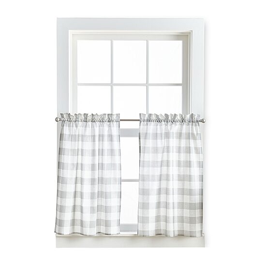 CHF Buffalo Check 3-pc. Rod Pocket Window Tier