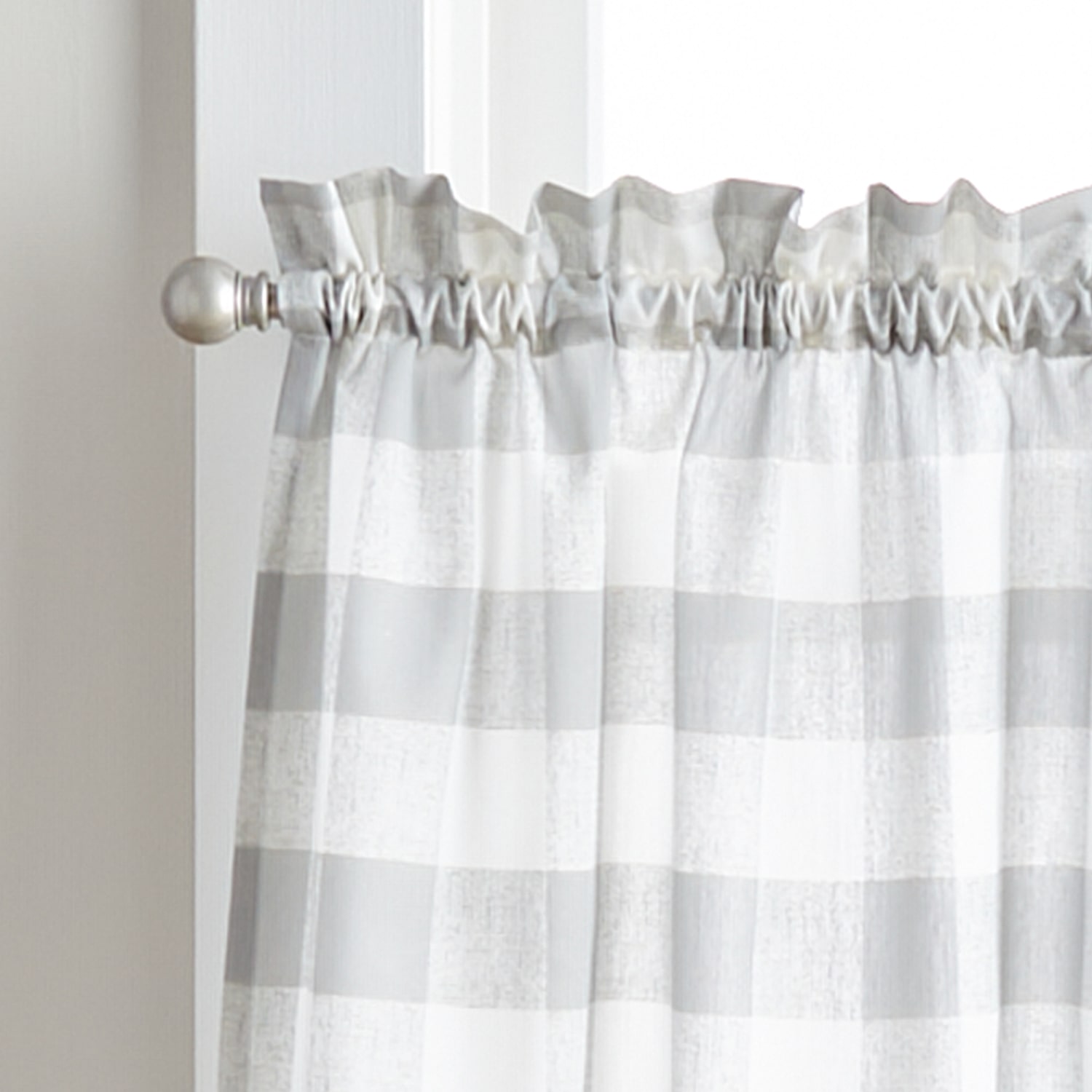CHF Buffalo Check 3-pc. Rod Pocket Window Tier