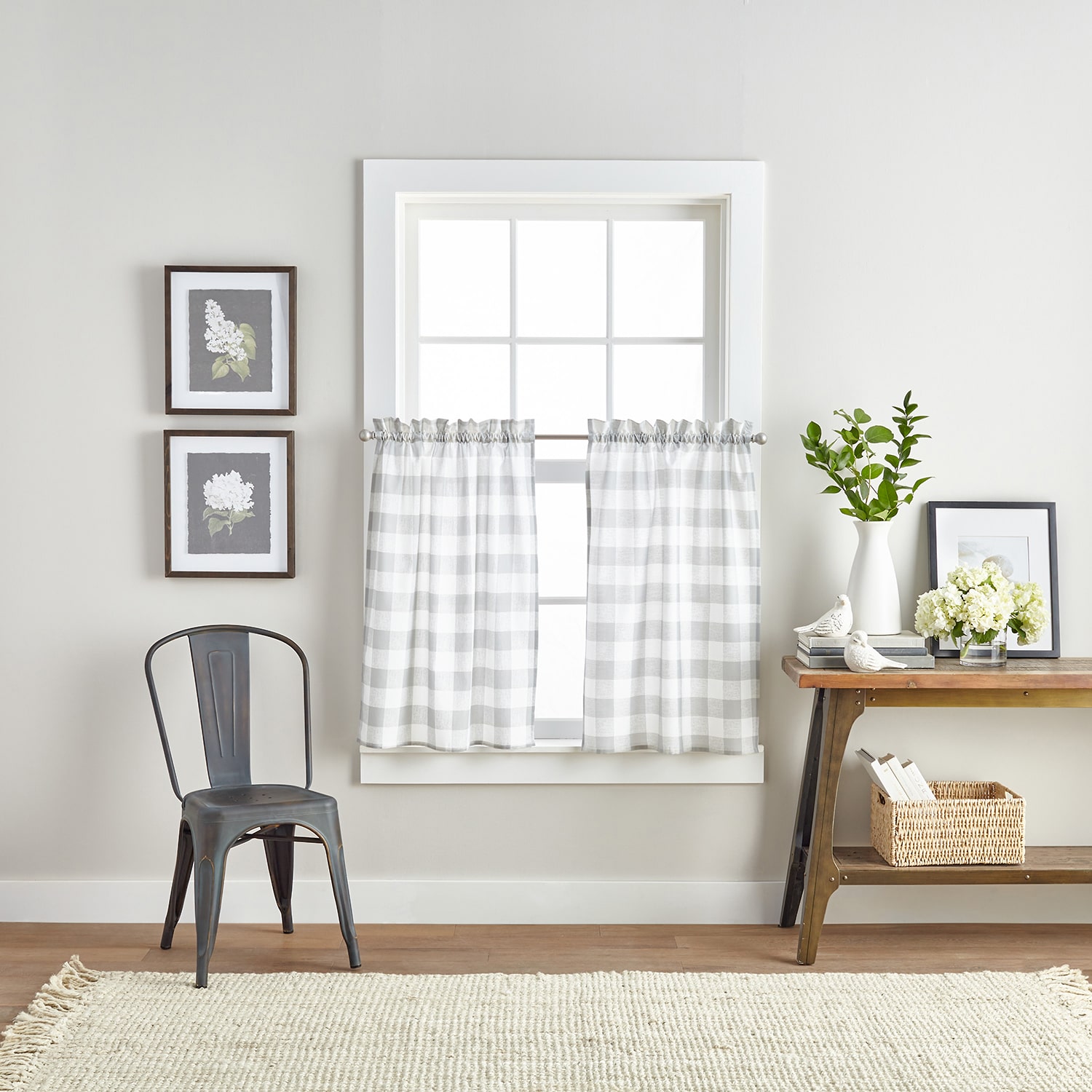 CHF Buffalo Check 3-pc. Rod Pocket Window Tier