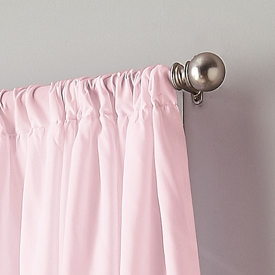 CHF Flounced Rod Pocket Light-Filtering Single Curtain Panel