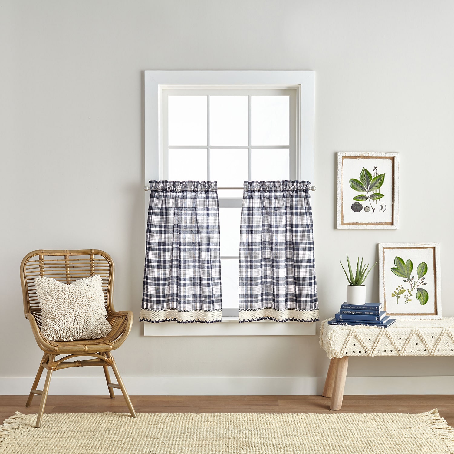 CHF Seaton 2-pc. Rod Pocket Window Tier