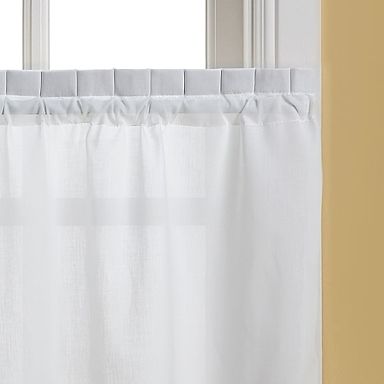 CHF Crochet 2-pc. Rod Pocket Window Tier
