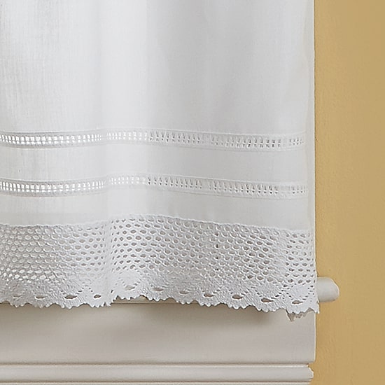 CHF Crochet 2-pc. Rod Pocket Window Tier