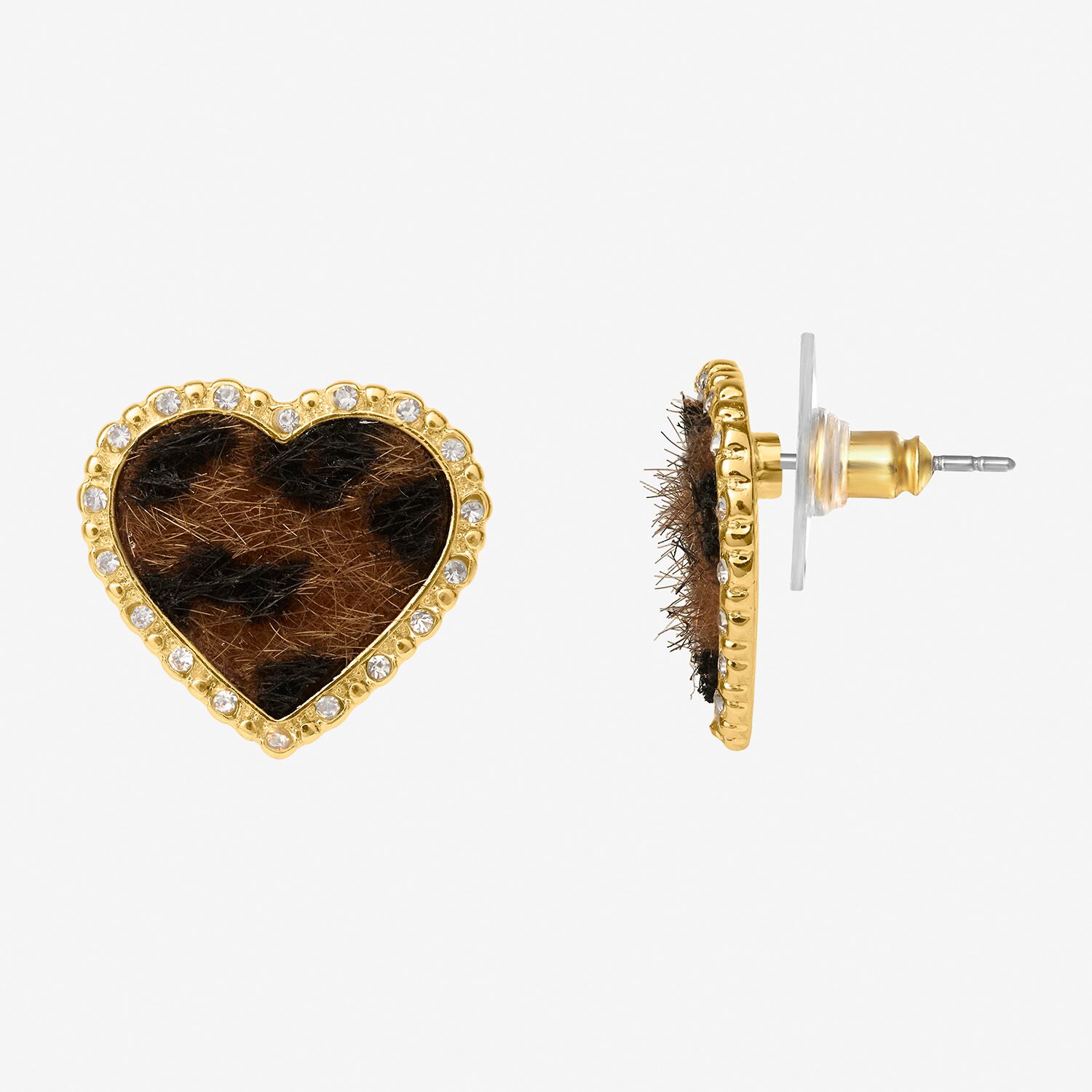 JS Jessica Simpson Womens Glass Heart 3-pc. Pendant Necklace Set