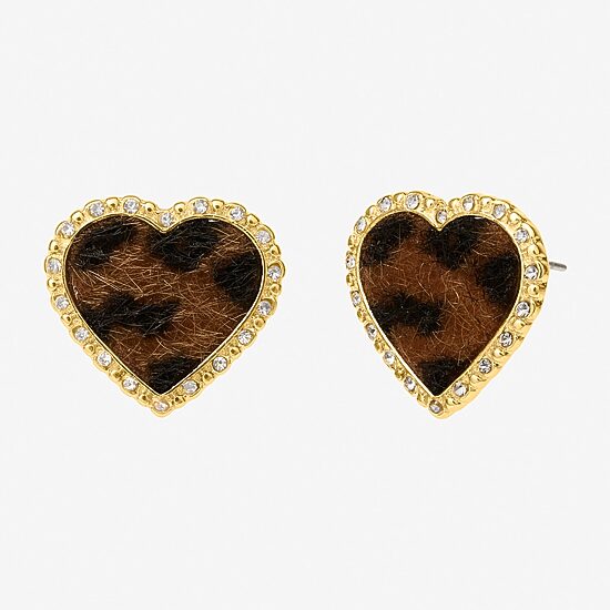 JS Jessica Simpson Womens Glass Heart 3-pc. Pendant Necklace Set
