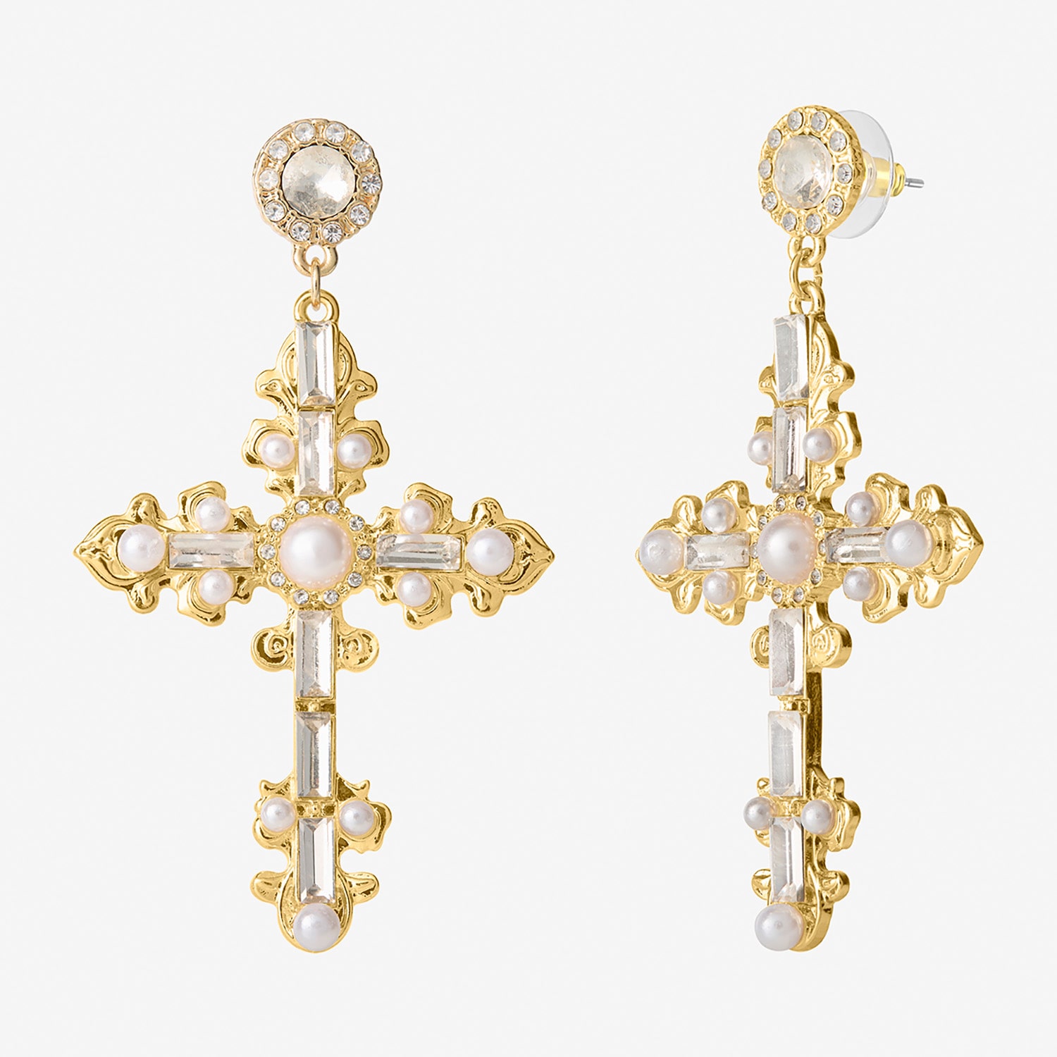 JS Jessica Simpson Womens Multi Color Drop Earrings