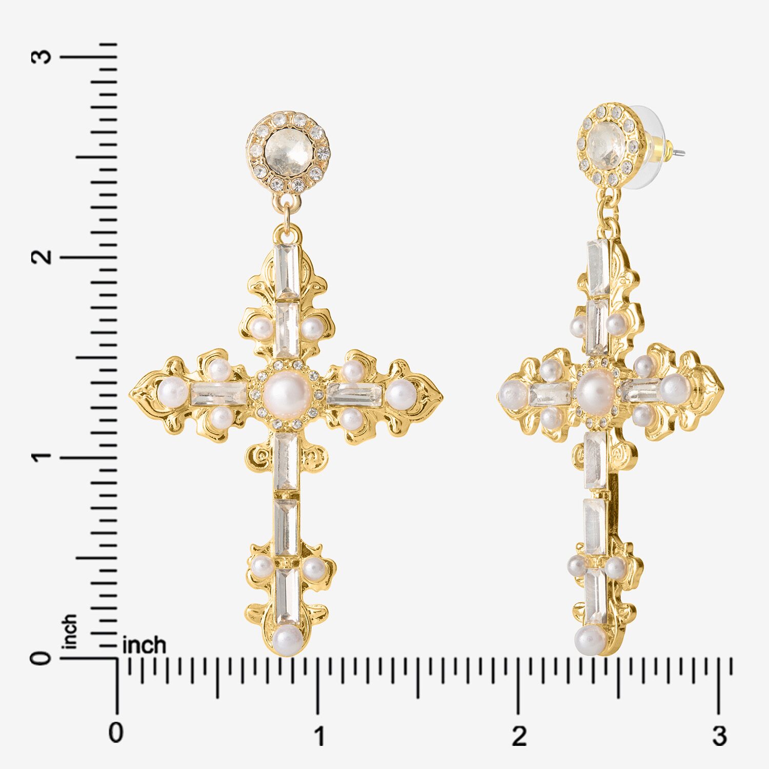 JS Jessica Simpson Womens Multi Color Drop Earrings