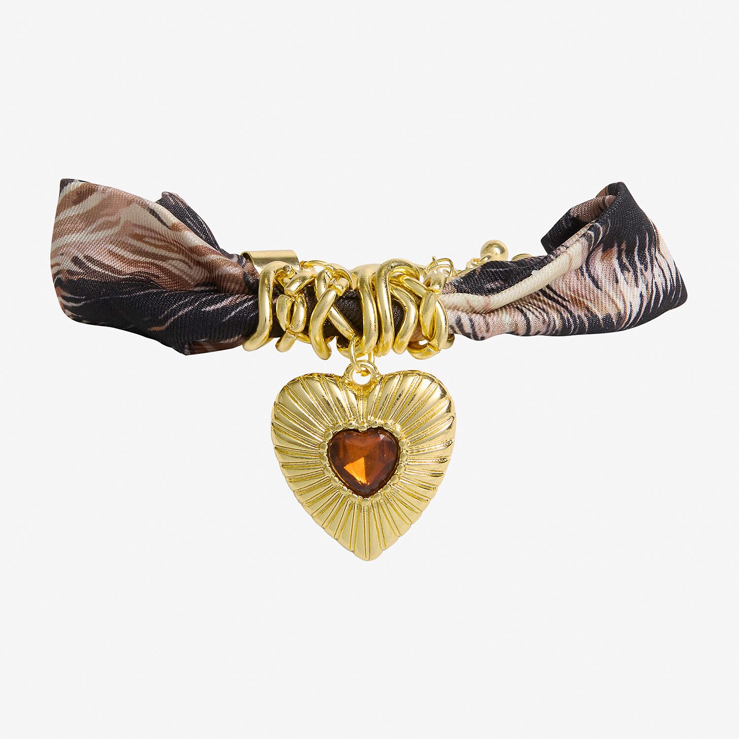 JS Jessica Simpson Womens Yellow Crystal Charm Bracelet