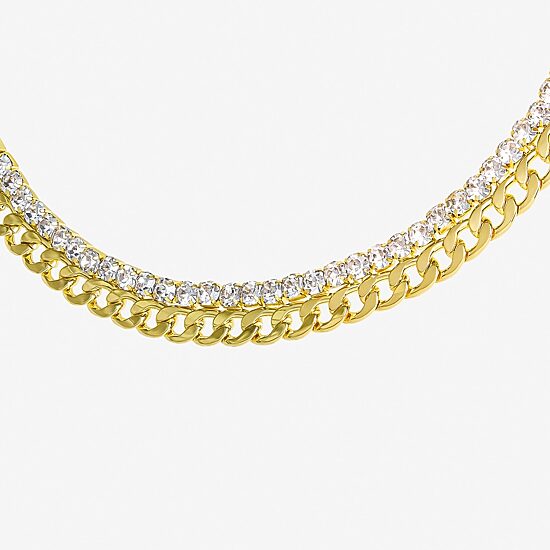 JS Jessica Simpson Womens 15 Inch Collar Necklace