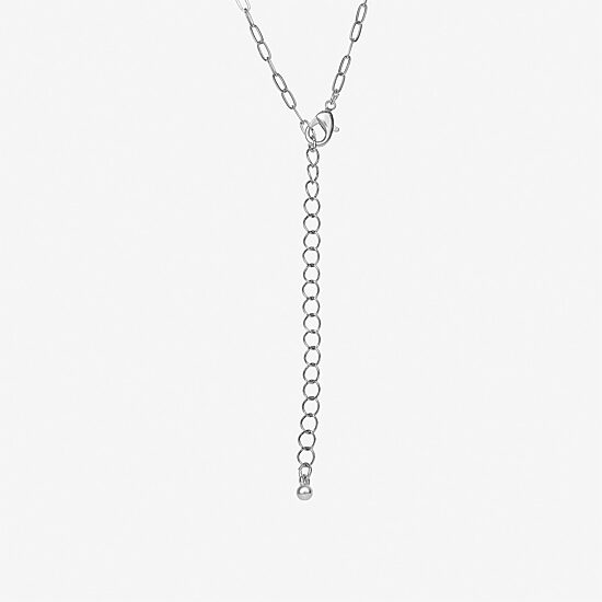 JS Jessica Simpson Womens Black Pendant Necklace