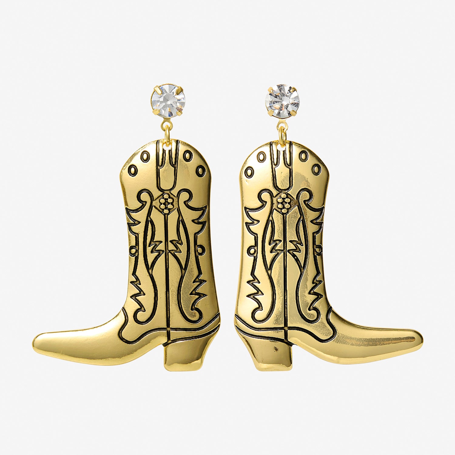 JS Jessica Simpson Womens Glass Drop Earrings