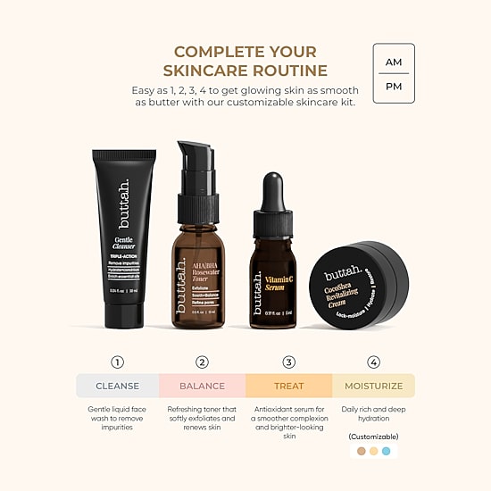 Buttah Skin Glow Essentials Mini Skincare Discovery Set