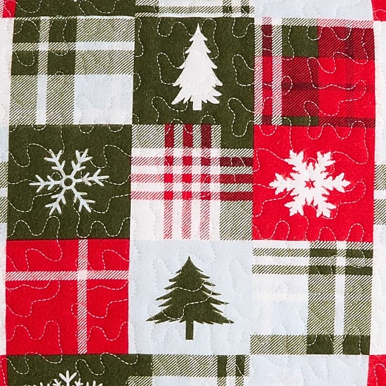 Martha Stewart Festive Patchwork 3-pc. Quilt Set