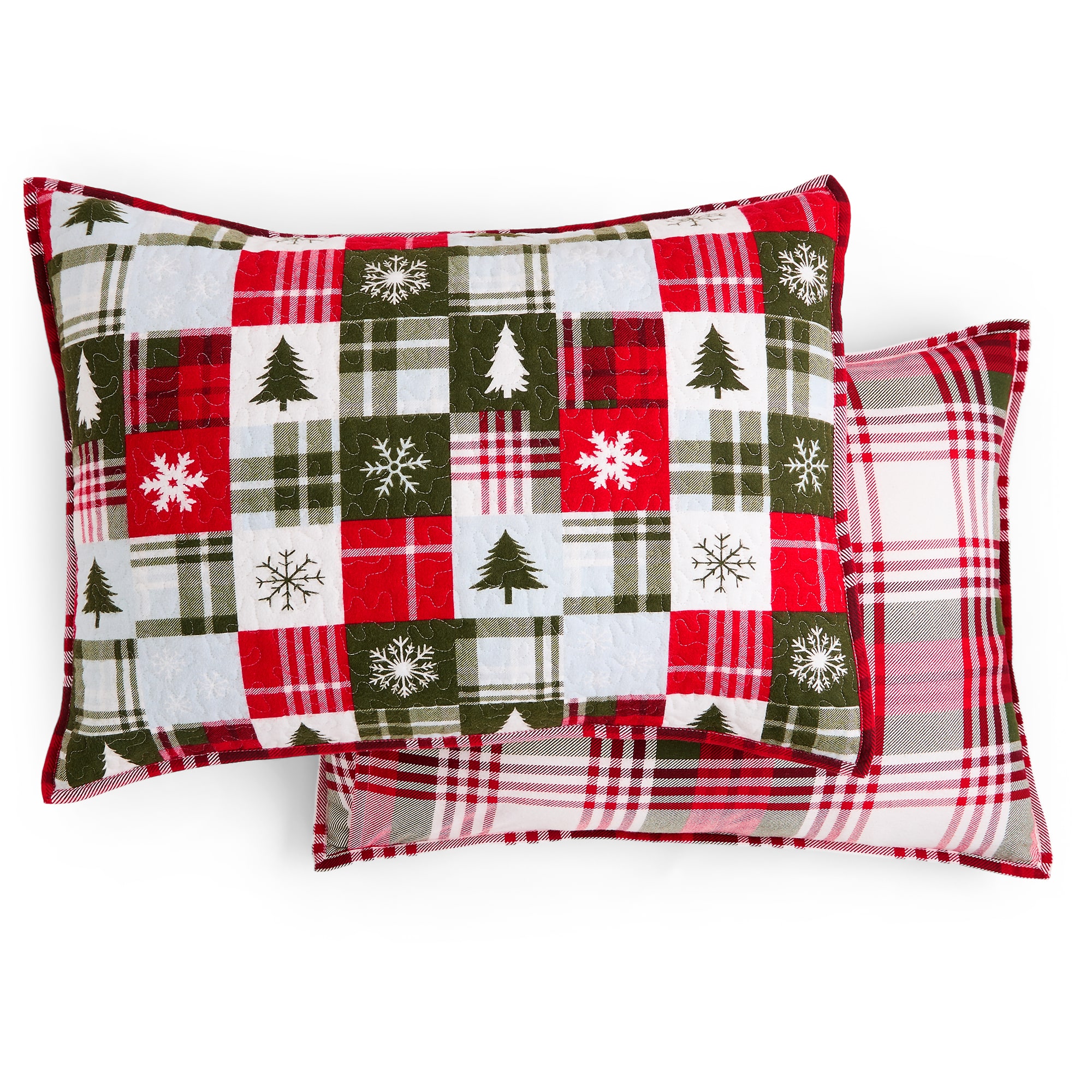 Martha Stewart Festive Patchwork 3-pc. Quilt Set