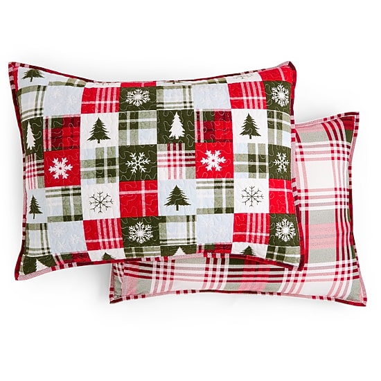 Martha Stewart Festive Patchwork 3-pc. Quilt Set
