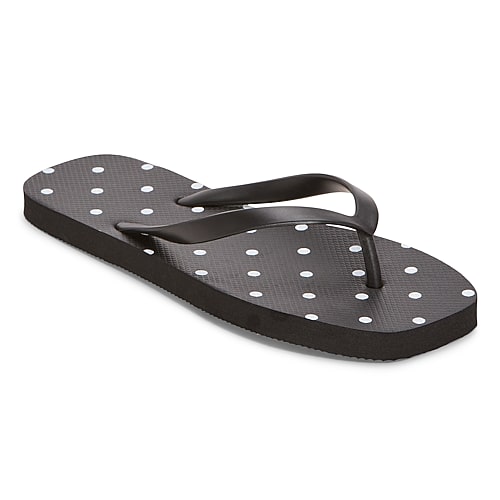 Mixit Womens Flip-flops In Black