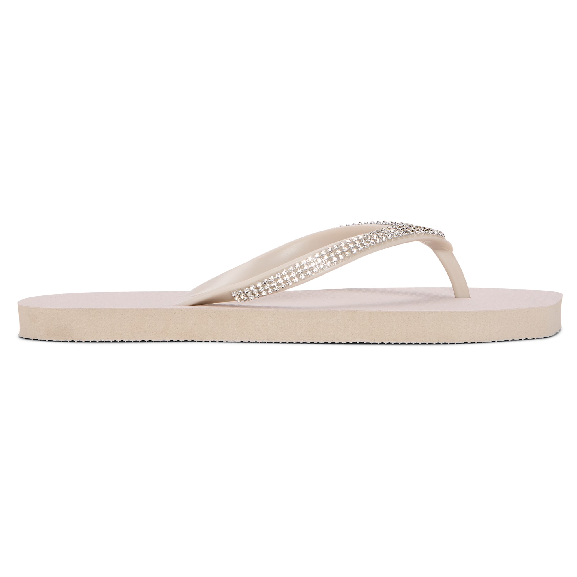 Mixit Womens Rhinestone Flip-Flops