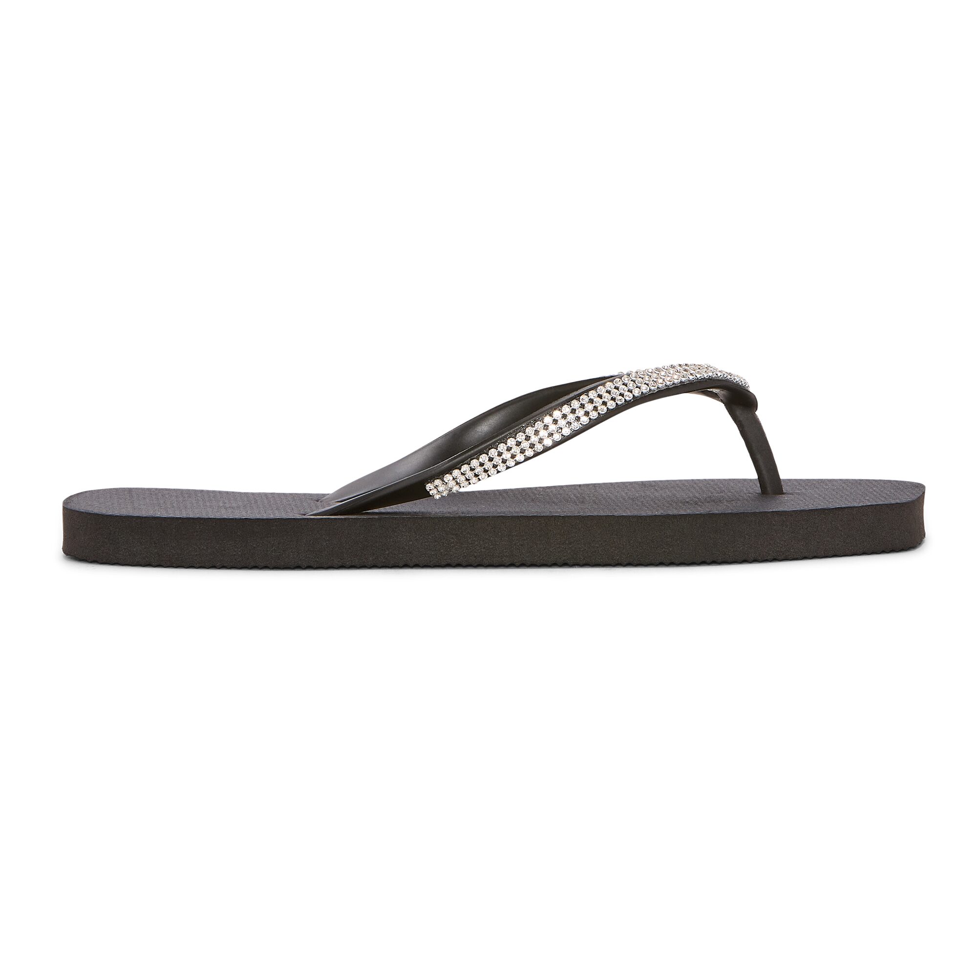 Mixit Womens Rhinestone Flip-Flops