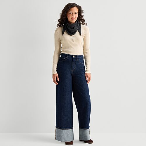 Ana Knit Neckerchief \n Triangle Scarf In Gray