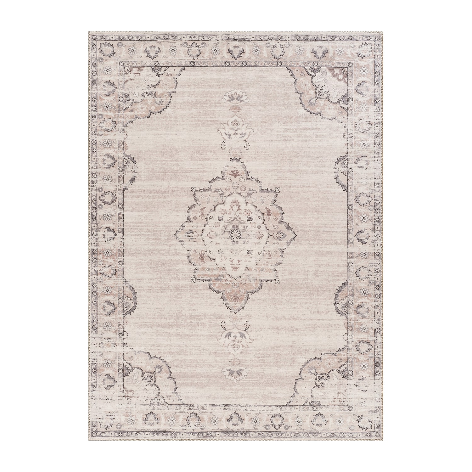 DANTE HOME DECOR Manchaster Oriental Vintage Look Medallion Medallion Indoor Rectangular Area Rug