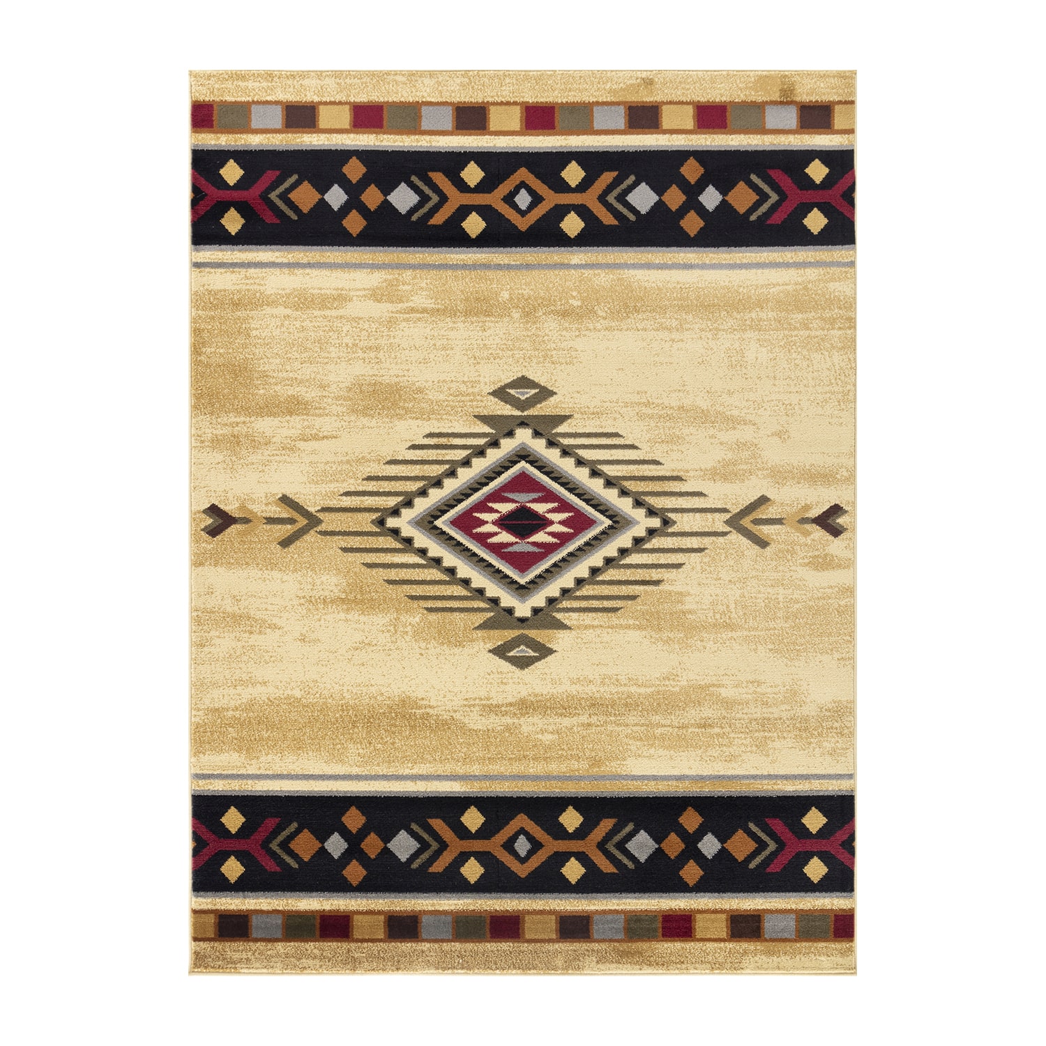 DANTE HOME DECOR Horizon Tribal Southwestern Diamond Indoor Rectangular Area Rug