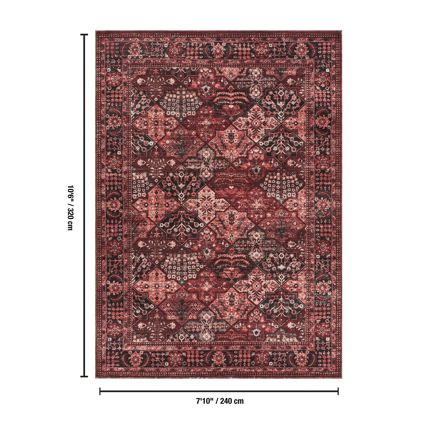 DANTE HOME DECOR IRIS MANCHASTER STAIN RESISTANT INDOOR RECTANGULAR AREA RUGS