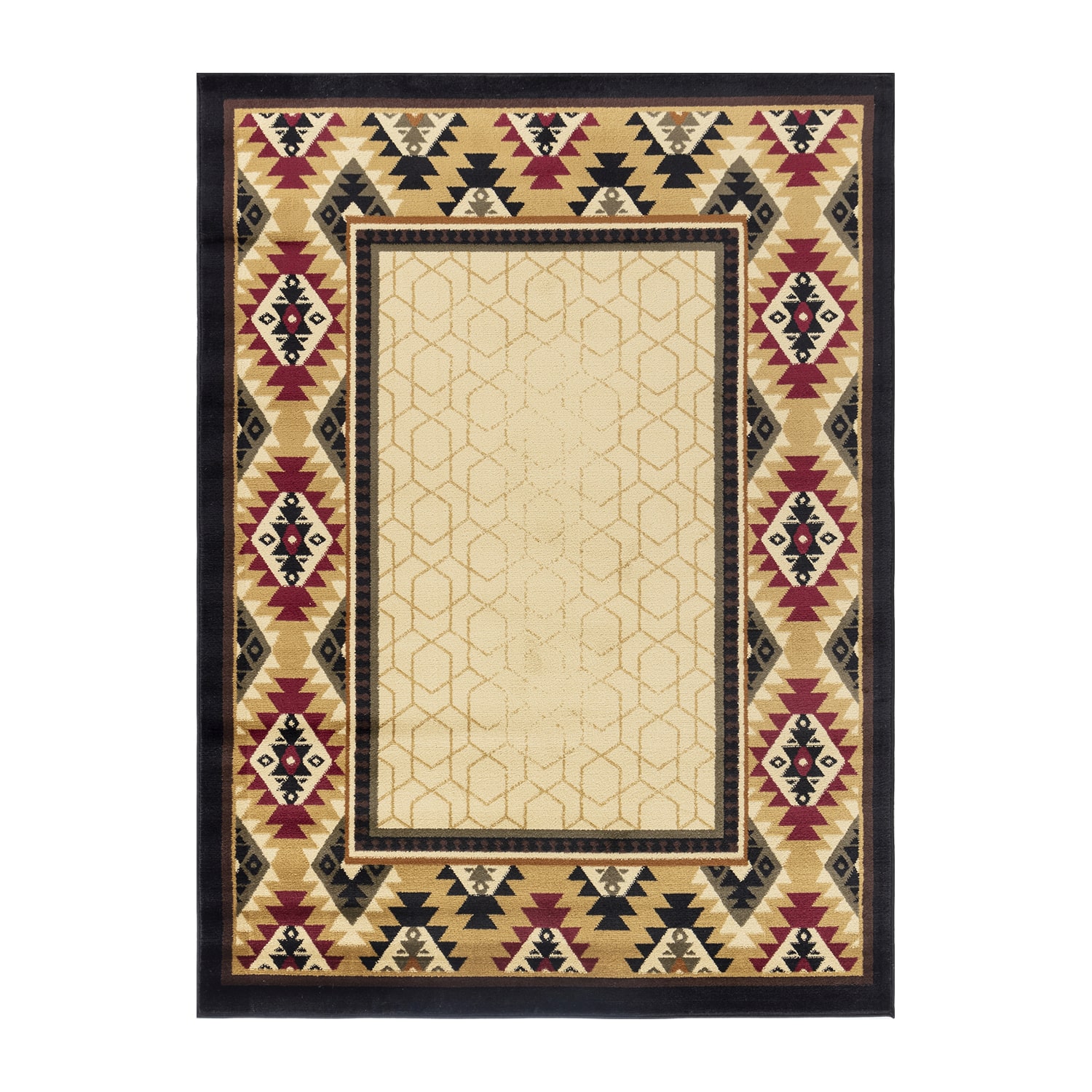 DANTE HOME DECOR Horizon Southwestern Tribal Bordered Bordered Indoor Rectangular Area Rug