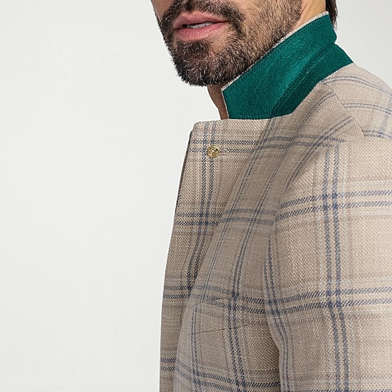 CRICKETEER™ Mens Plaid Stretch Fabric Regular Fit Sport Coat