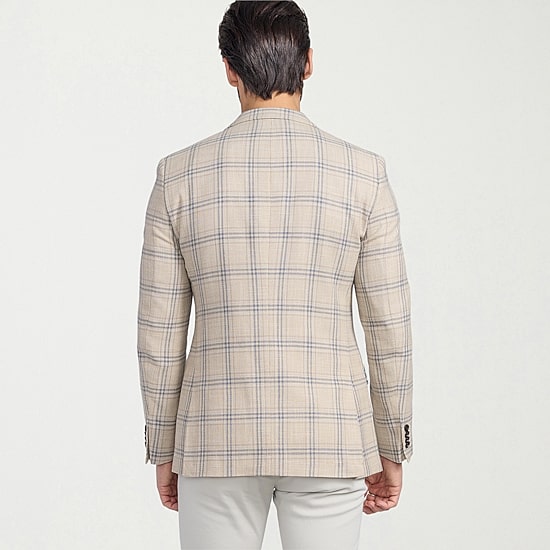 CRICKETEER™ Mens Plaid Stretch Fabric Regular Fit Sport Coat