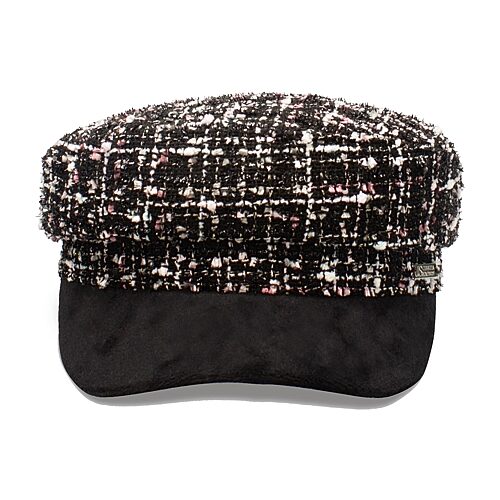 Jessica Simpson Tweed Womens Cadet Hat In Black