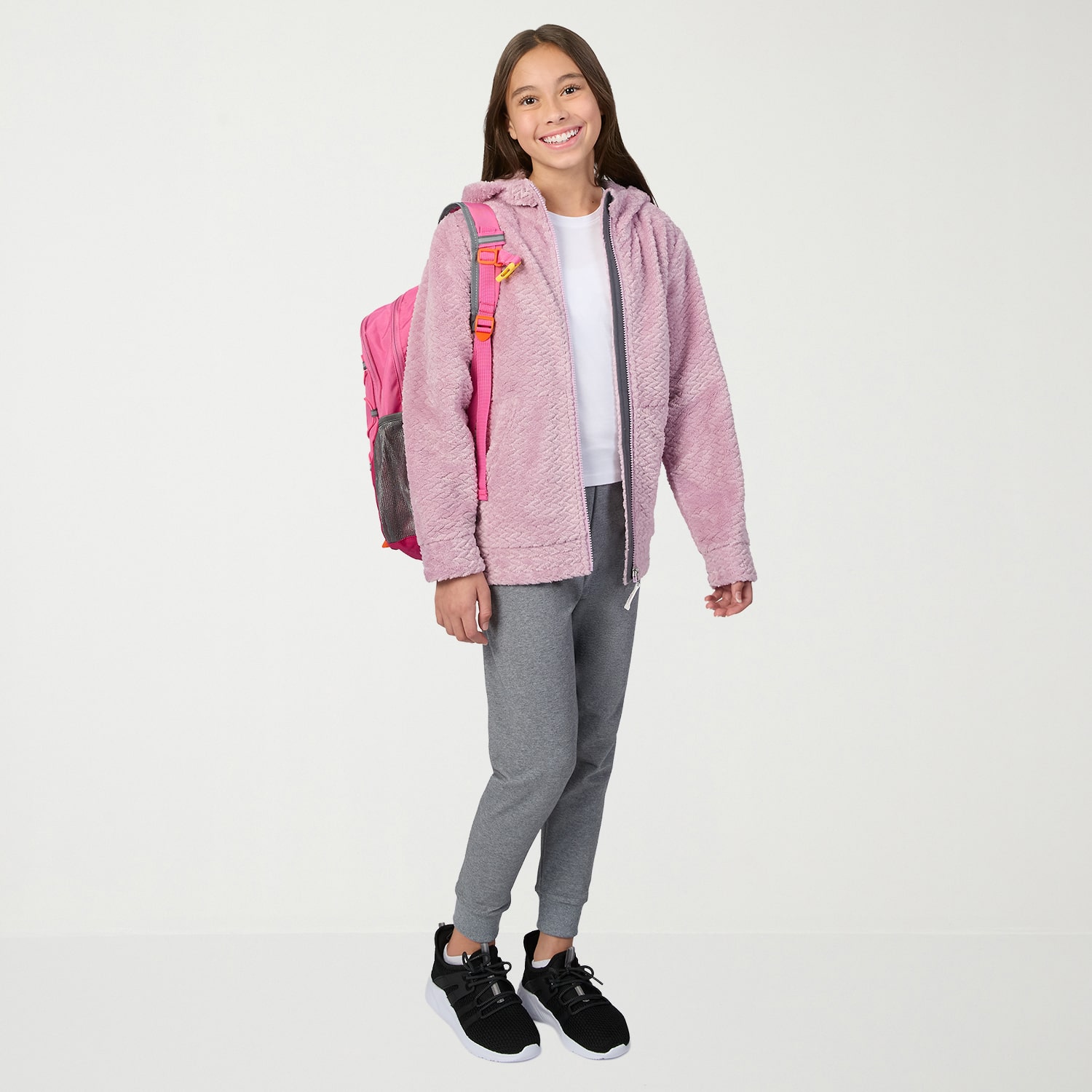Free Country Big Kid Girls Hooded Lightweight Jacket
