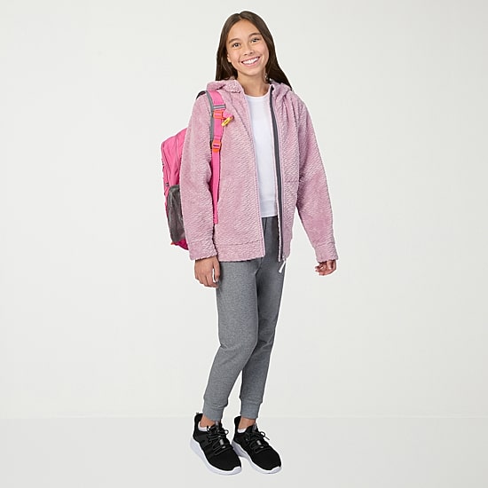 Free Country Big Kid Girls Hooded Lightweight Jacket