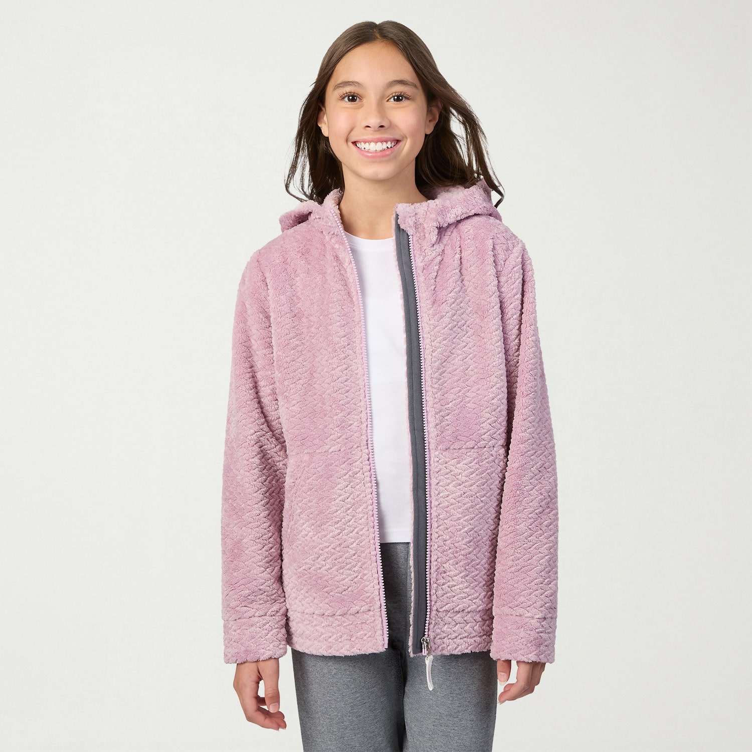 Free Country Big Kid Girls Hooded Lightweight Jacket