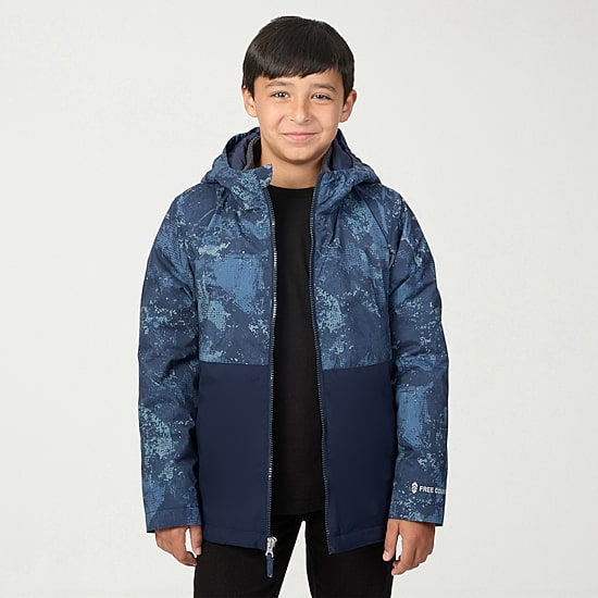 Free Country Little & Big Kid Boys Hooded Water Resistant Heavyweight System Jacket