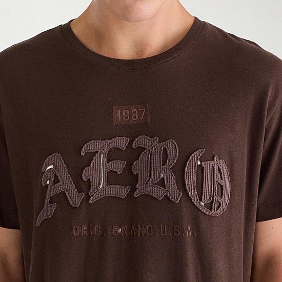 AEROPOSTALE Mens Crew Neck Short Sleeve Regular Fit Graphic T-Shirt