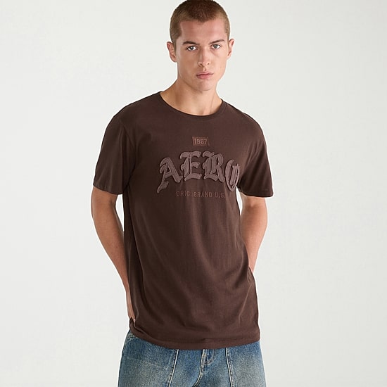 AEROPOSTALE Mens Crew Neck Short Sleeve Regular Fit Graphic T-Shirt