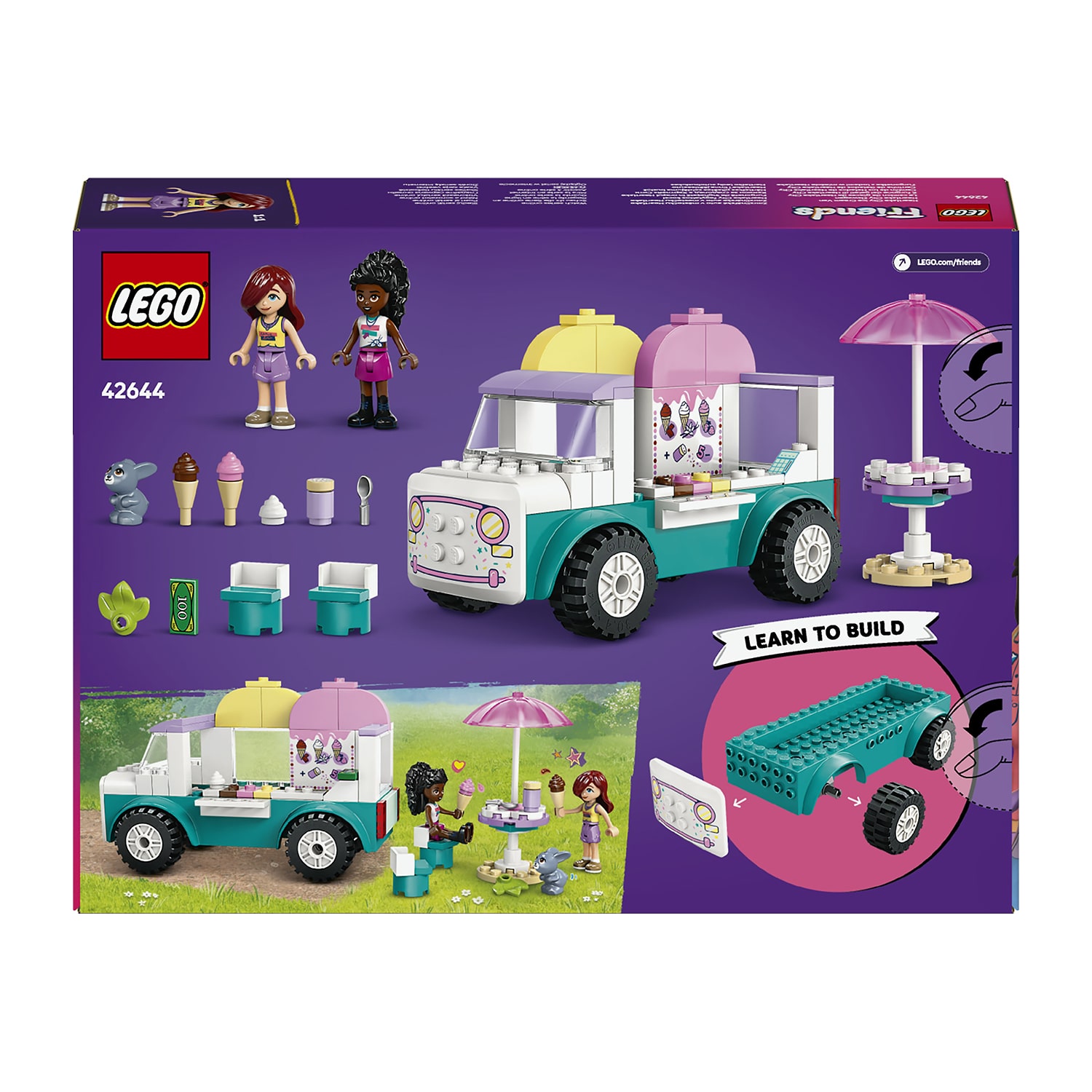 LEGO® Friends Heartlake City Ice Cream Truck 42644 Building Set 92-pc.