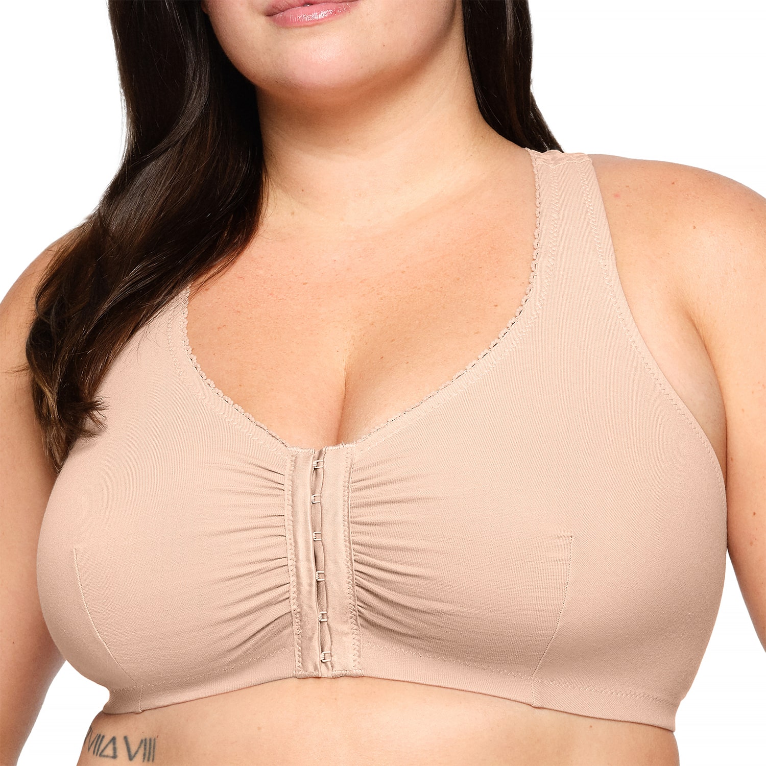 Glamorise® Soft Cotton T-Back Comfort Bra -1908