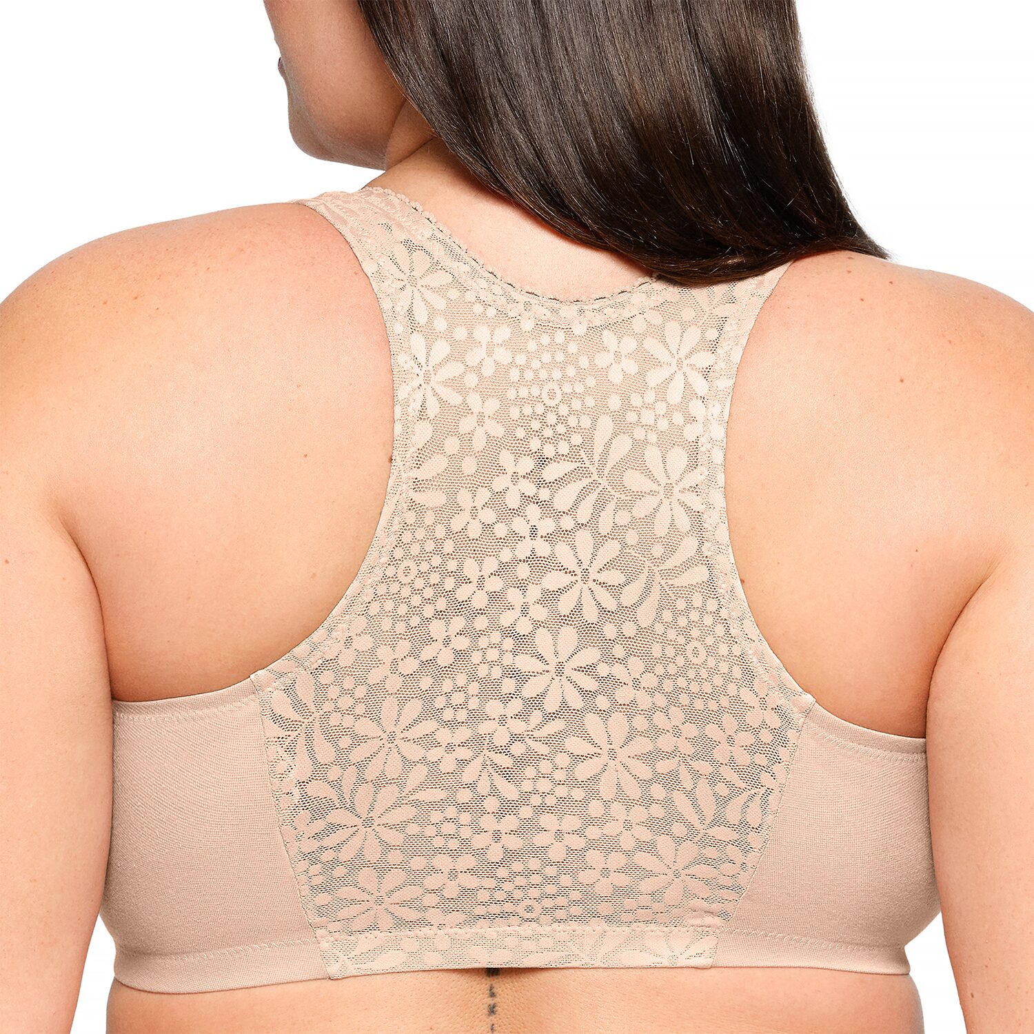 Glamorise® Soft Cotton T-Back Comfort Bra -1908