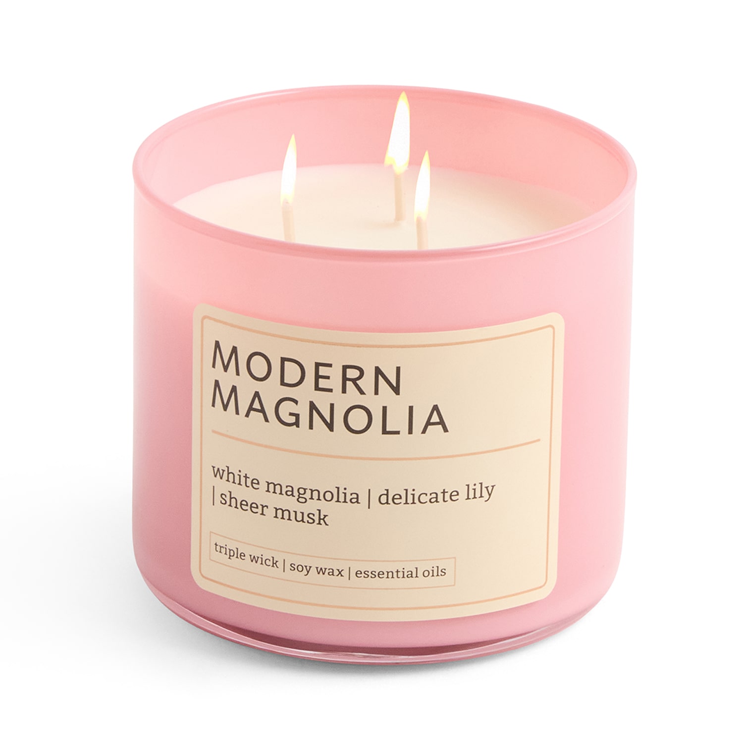 Distant Lands 14oz Modern Magnolia 3-Wick Scented Jar Candle