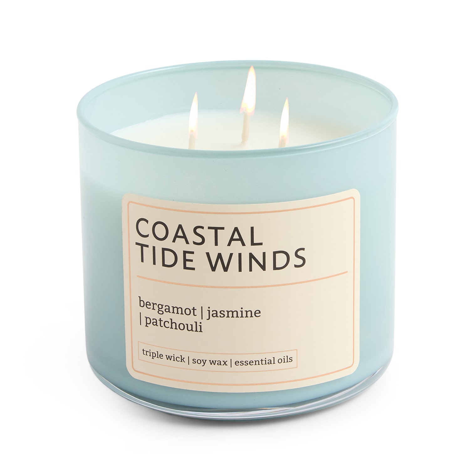 Distant Lands 14oz Coastal Tide Winds 3-Wick Scented Jar Candle