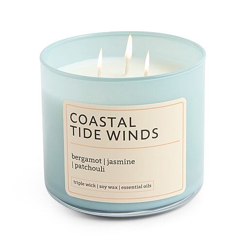 Distant Lands 14oz Coastal Tide Winds 3-wick Scented Jar Candle