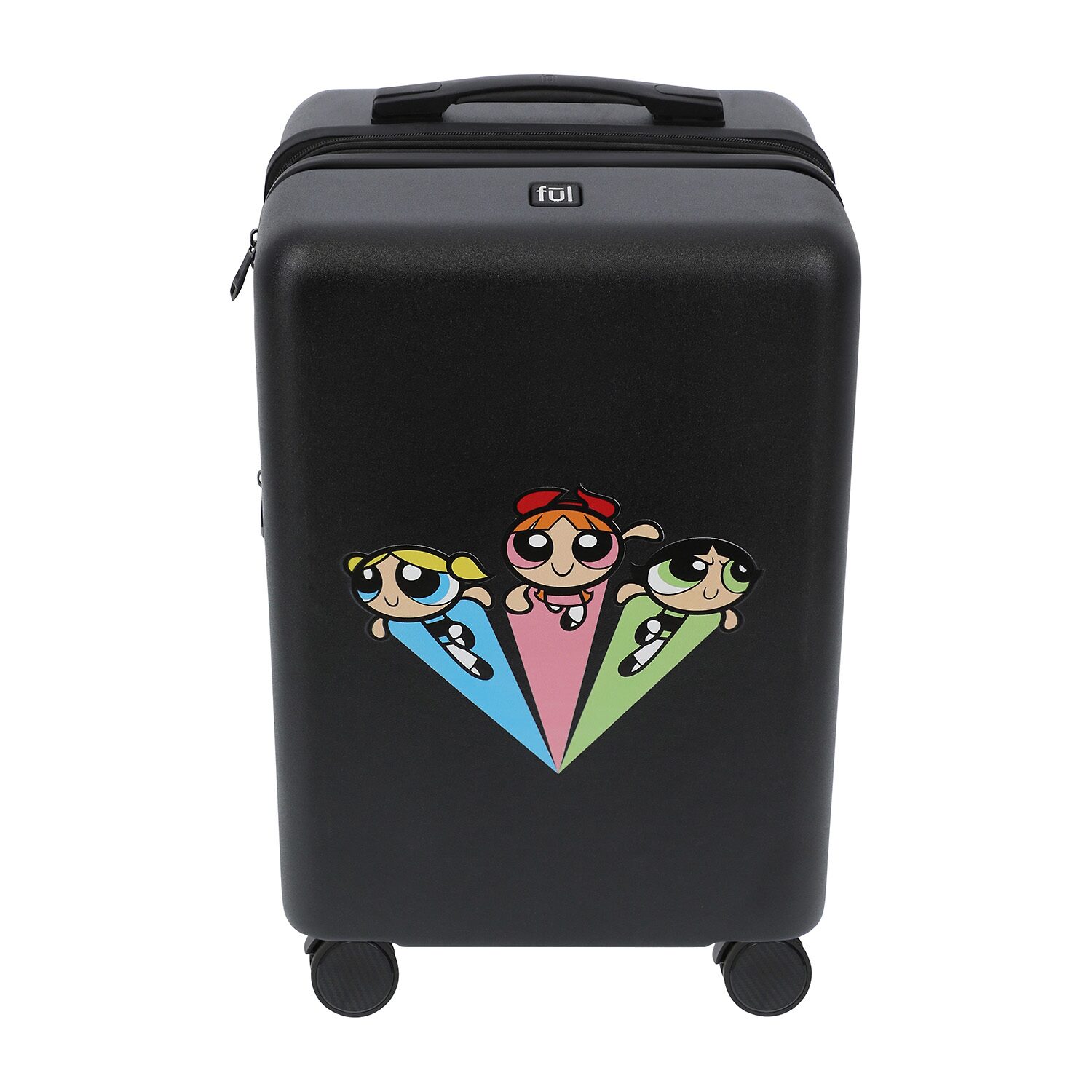 Ful Warner Bros. Power Puff Girls Powerpuff 22 Inch Hardside Expandable Lightweight Carry-On Spinner Luggage