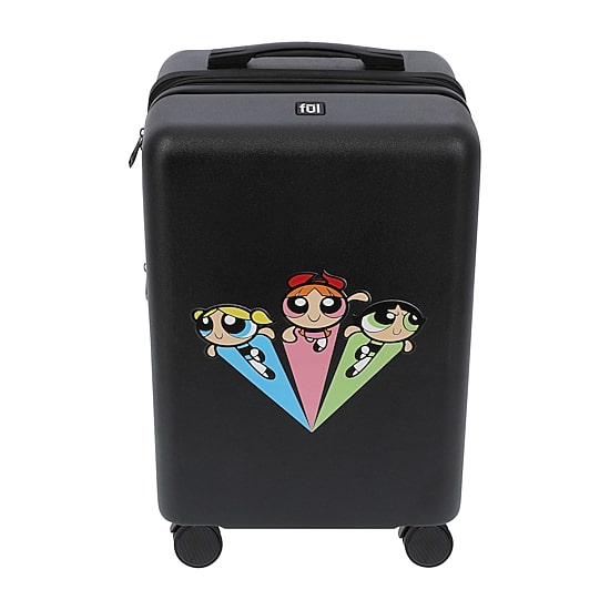 Ful Warner Bros. Power Puff Girls Powerpuff Girls 22 Inch Hardside Expandable Lightweight Carry-On Spinner Luggage