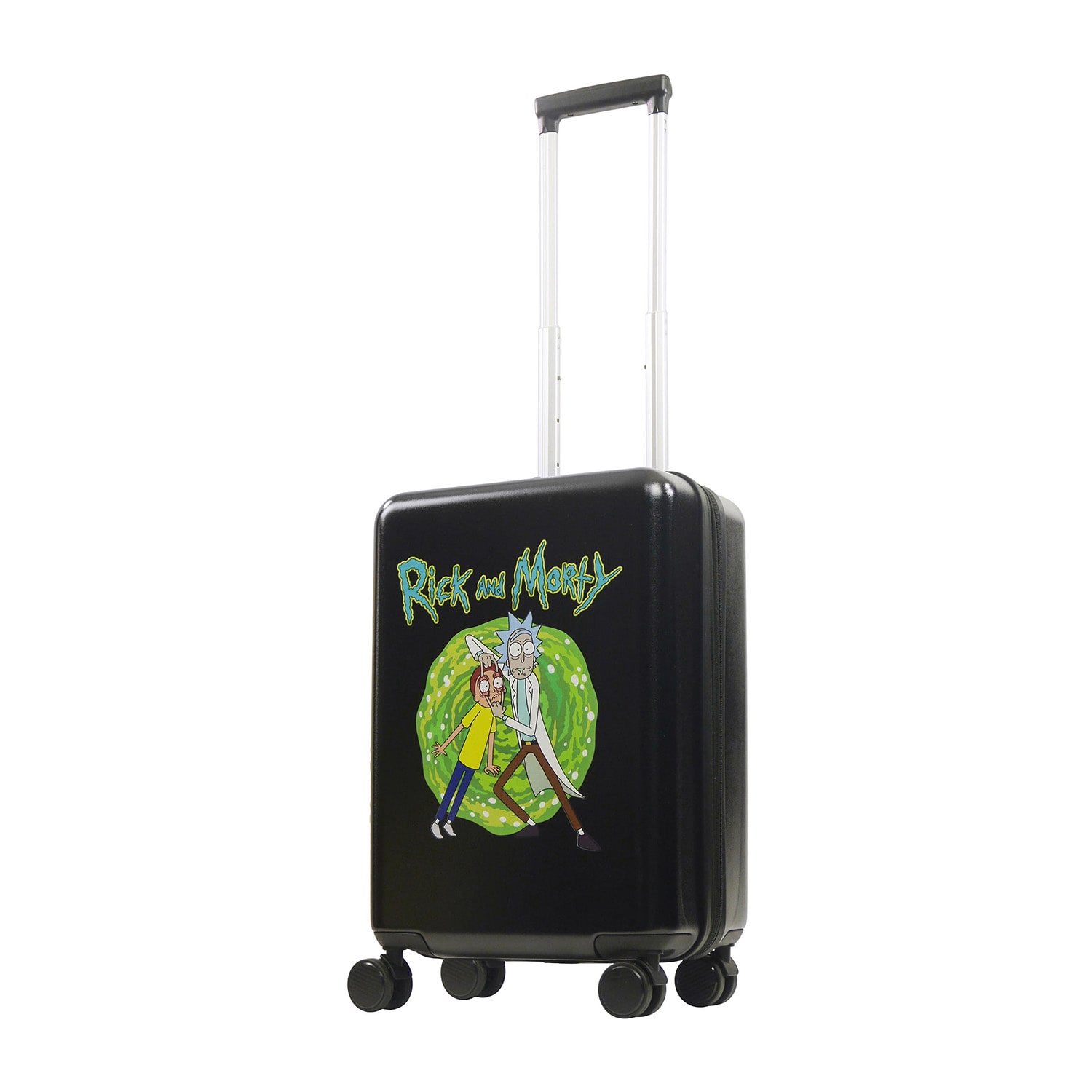 Ful Rick And Morty Rick and Morty 22 Inch Hardside Expandable Lightweight Carry-On Spinner Luggage