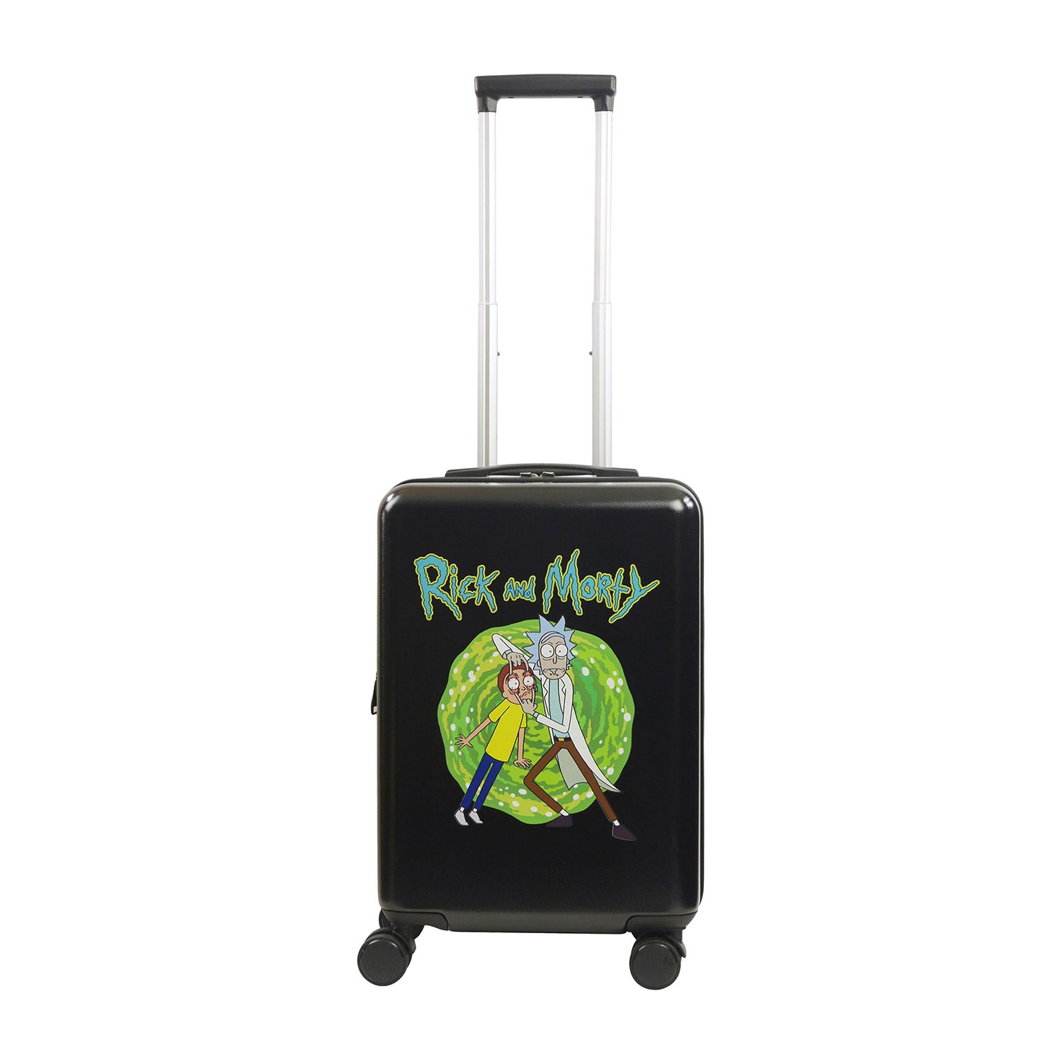Ful Rick And Morty Rick and Morty 22 Inch Hardside Expandable Lightweight Carry-On Spinner Luggage