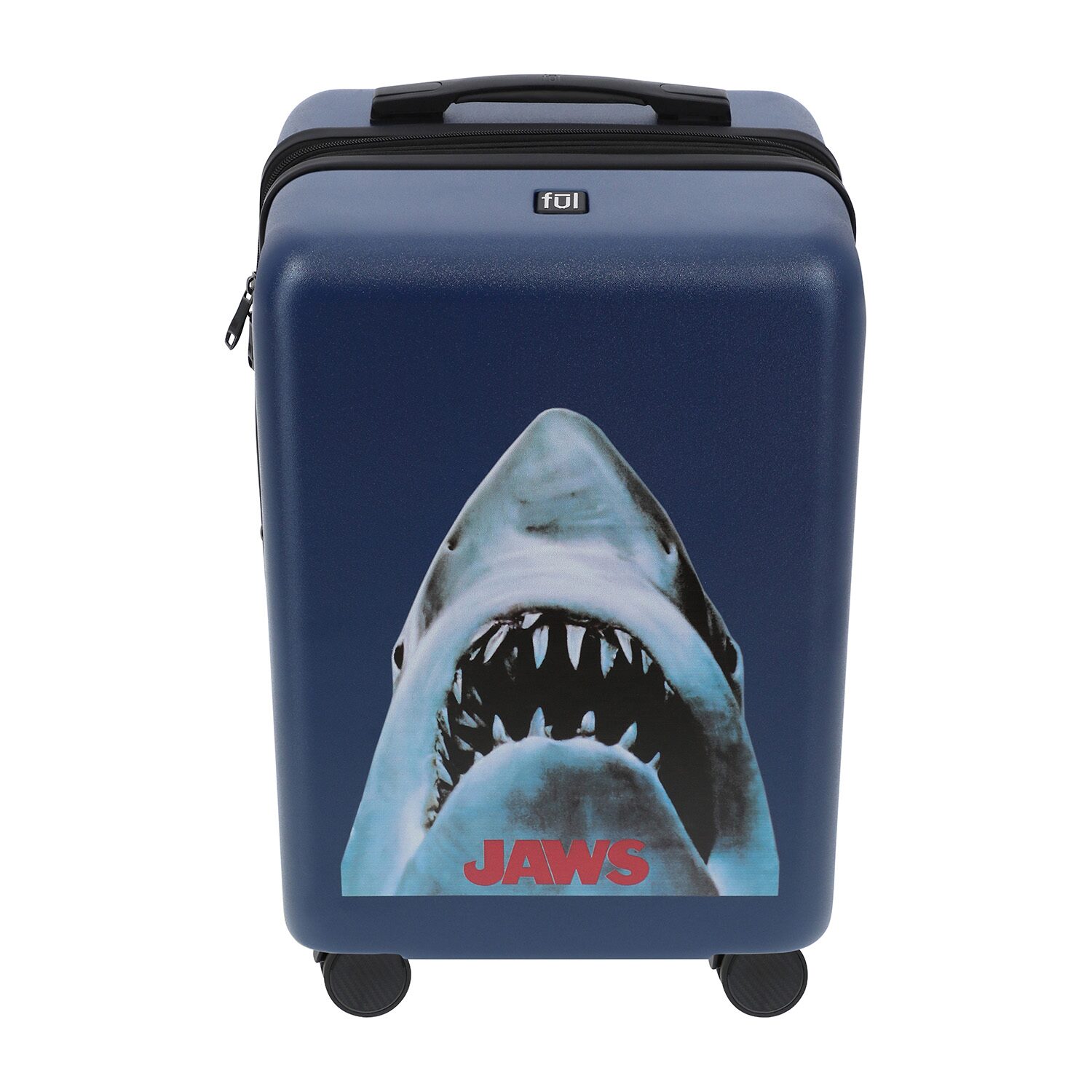 Ful Nbc Studios Jaws 22 Inch Hardside Expandable Lightweight Carry-On Spinner Luggage