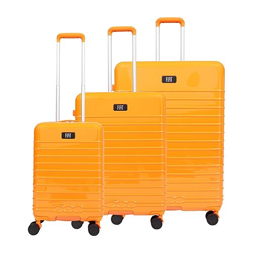 Ful Fiat 500 3-pc. Hardside Expandable Lightweight Luggage Set In Orange