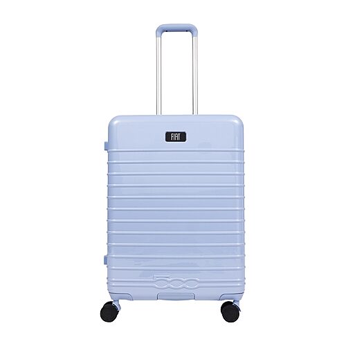 Ful Fiat 500 22 Inch Hardside Expandable Lightweight Carry-on Spinner Luggage In Blue